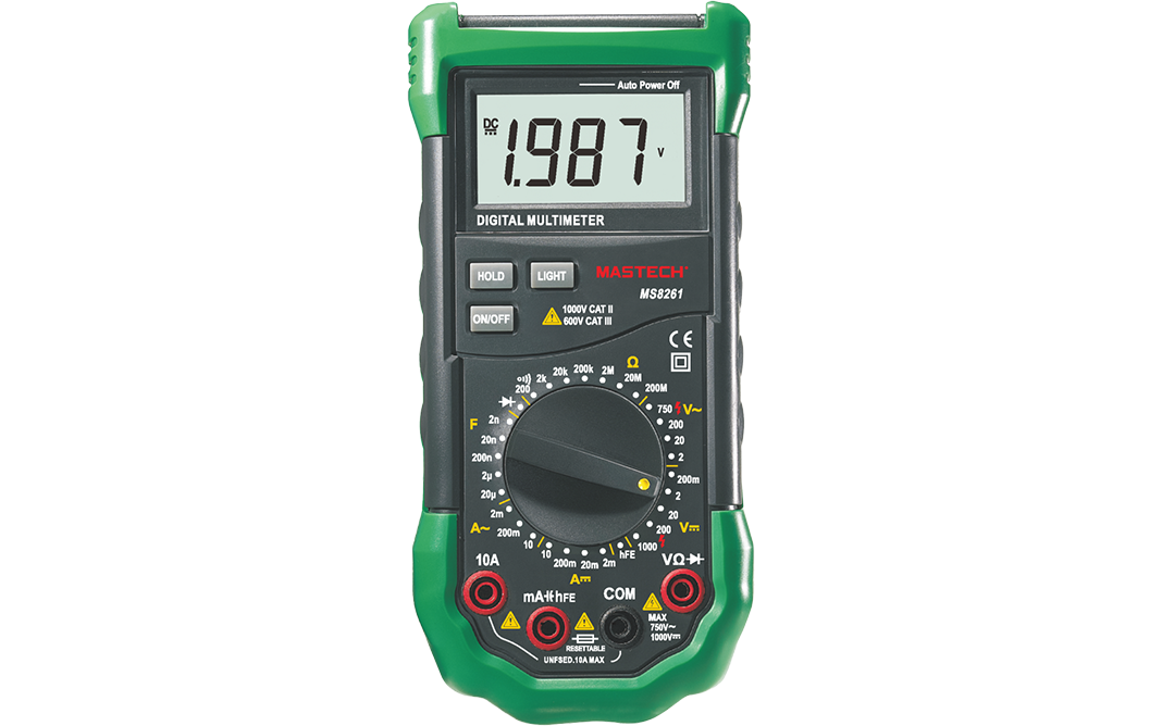 Mastech MS8261 30-Range Full Featured Manual Digital Multimeter with Capacitance Measurement MS8260 Series 